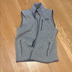 Patagonia Men's Zip-Up Gray Sweater Vest